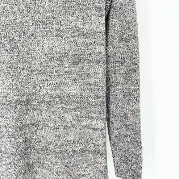 aiayu‎ Cashllama Sweater Dress Sz S Gray Scoop Neck Button Long Sleeve Pullover - Picture 3 of 7